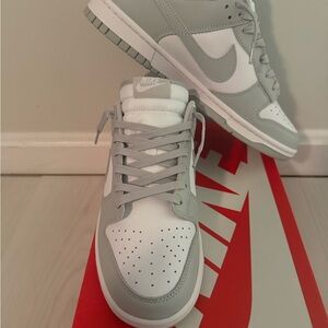 Nike Gray and White Women's Sneakers